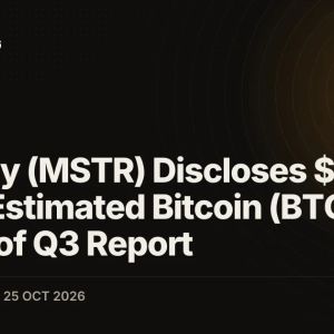 Strategy (MSTR) Discloses $20.91 Billion Estimated Bitcoin (BTC) Gain Ahead of Q3 Report