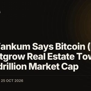Leon Wankum Says Bitcoin (BTC) Can Outgrow Real Estate Toward a $1 Quadrillion Market Cap