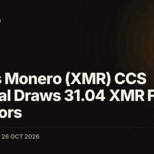 jpk68's Monero (XMR) CCS Proposal Draws 31.04 XMR From 42 Donors