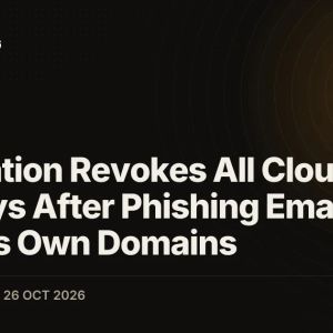 Foundation Revokes All Cloudflare API Keys After Phishing Emails Sent From Its Own Domains