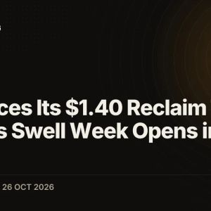 XRP Faces Its $1.40 Reclaim Test as Ripple's Swell Week Opens in New York