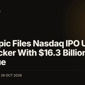 Anthropic Files Nasdaq IPO Under ANT Ticker With $16.3 Billion H1 Revenue