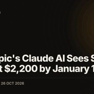 Anthropic's Claude AI Sees Solana (SOL) at $2,200 by January 1, 2027