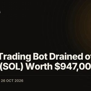 Bloom Trading Bot Drained of 9,408 Solana (SOL) Worth $947,000