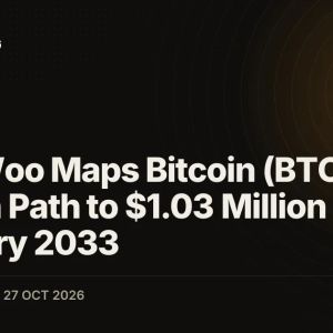 Willy Woo Maps Bitcoin (BTC) Median Path to $1.03 Million by February 2033