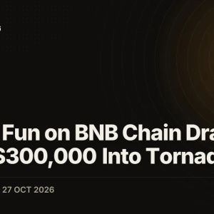 Predict Fun on BNB Chain Drains About $300,000 Into Tornado Cash