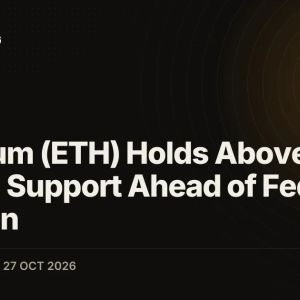 Ethereum (ETH) Holds Above $2,303 Support Ahead of Fed Rate Decision