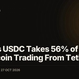 Circle's USDC Takes 56% of Euro Stablecoin Trading From Tether