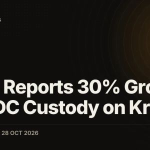 Circle Reports 30% Growth in USDC Custody on Kraken