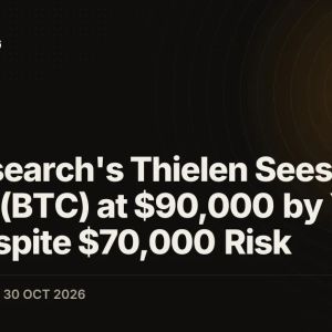 10x Research's Thielen Sees Bitcoin (BTC) at $90,000 by Year-End Despite $70,000 Risk