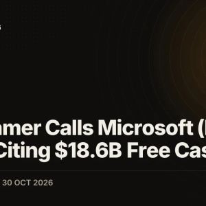 Jim Cramer Calls Microsoft (MSFT) a Buy, Citing $18.6B Free Cash Flow