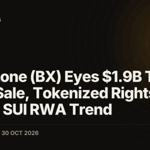 Blackstone (BX) Eyes $1.9B Tokyo Office Sale, Tokenized Rights Plan Echoes SUI RWA Trend