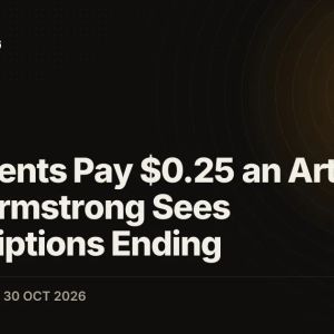 If AI Agents Pay $0.25 an Article, Brian Armstrong Sees Subscriptions Ending