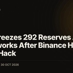 Aave Freezes 292 Reserves Across 16 Networks After Binance Hot Wallet Hack