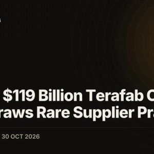 Tesla's $119 Billion Terafab Chip Plant Draws Rare Supplier Praise