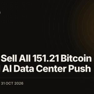 IORE to Sell All 151.21 Bitcoin (BTC) to Fund AI Data Center Push