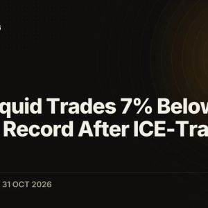 Hyperliquid Trades 7% Below $97.99 Record After ICE-TradeXYZ Deal