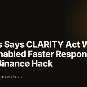 Lummis Says CLARITY Act Would Have Enabled Faster Response to $6.3B Binance Hack