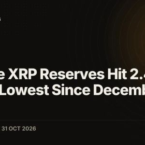 Binance XRP Reserves Hit 2.47 Billion, Lowest Since December 2022