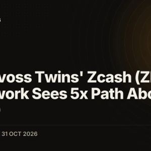 Winklevoss Twins' Zcash (ZEC) Framework Sees 5x Path Above $5,000