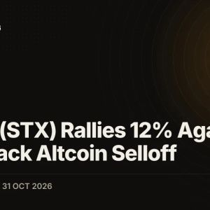 Stacks (STX) Rallies 12% Against Post-Hack Altcoin Selloff