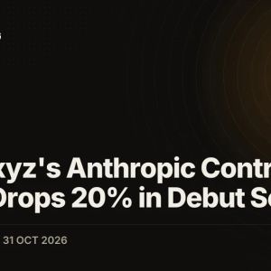 Trade.xyz's Anthropic Contract (ANT) Drops 20% in Debut Session