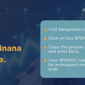 Penguiana Surpasses 1500 SOL In Ongoing $PENGU Presale, Set To Release Play To Earn Game Trailer Release Next Month