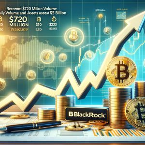 BlackRock's Bitcoin ETF Hits New High with $720M Daily Volume