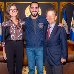 Bitcoin Partnership from Cathie Wood and Nayib Bukele!
