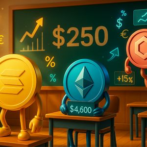 Solana Eyes $250 Breakout as ETH Holds $4,600 and LINK Rallies 15% Weekly