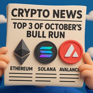 Top 3 Cryptos to Buy Before October — Ethereum, Solana and Avalanche Lead the Rally
