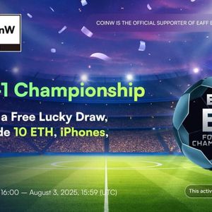 CoinW Kicks Off EAFF E-1 Championship Campaign with 500,000 USDT to Engage Crypto and Football Enthusiasts