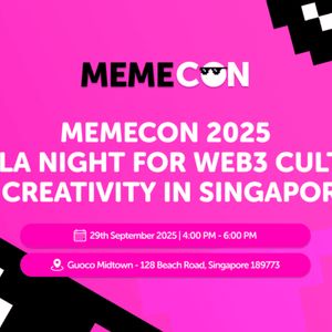 MemeCon 2025: A Gala Night for Web3 Culture & Creativity in Singapore