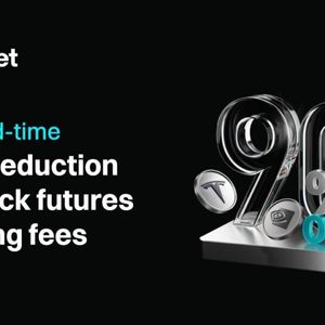 Bitget Slashes Stock Futures Trading Fees by 90% as Daily Volume Surpasses $300 Million