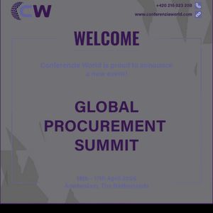 Global Procurement Summit to Drive Future of Strategic Sourcing and Supply Chain Resilience in Amsterdam