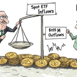 Bitcoin Spot ETF Inflows Reach $255M As Ethereum Sees Outflow